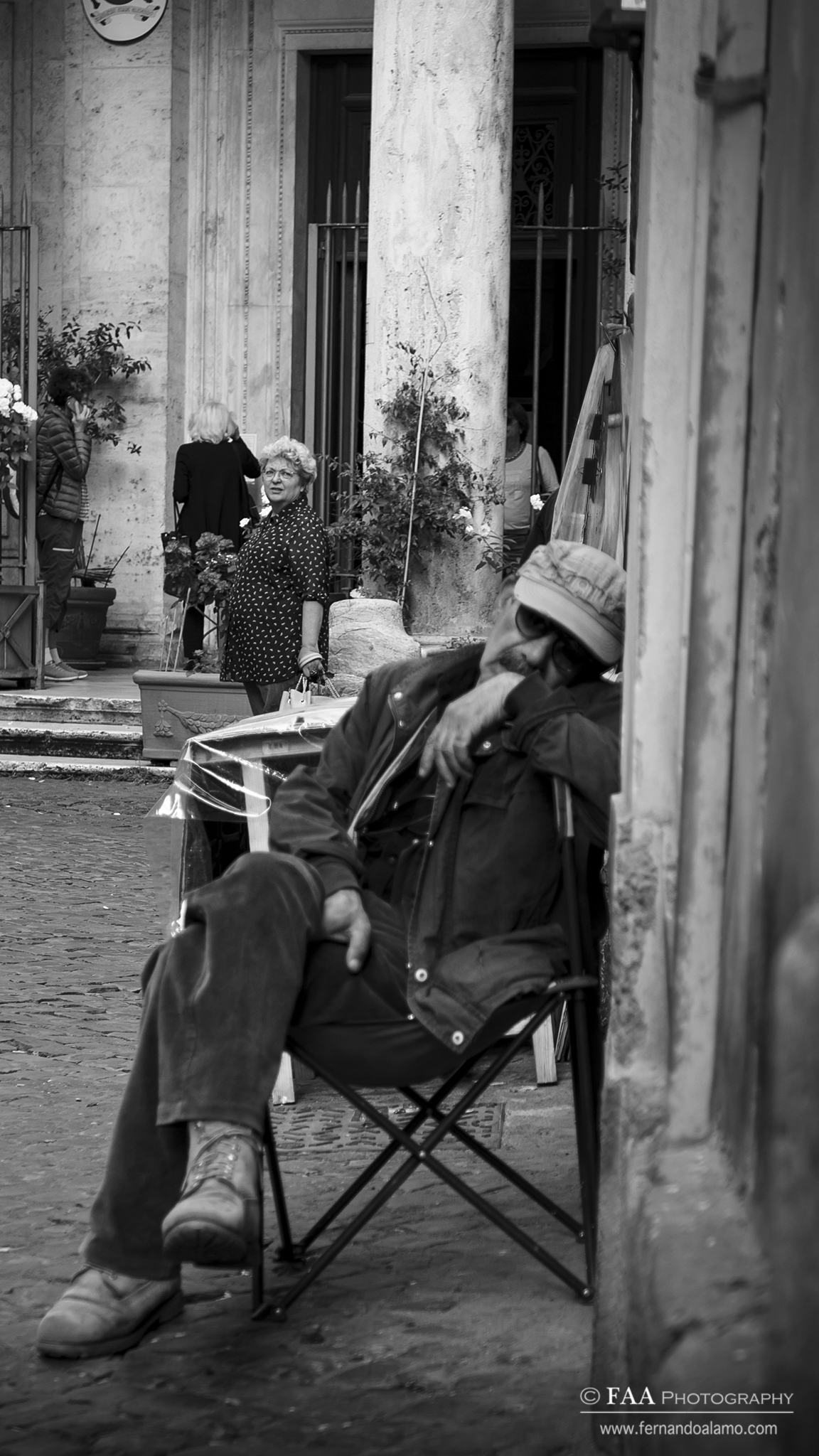 Dormido en Roma