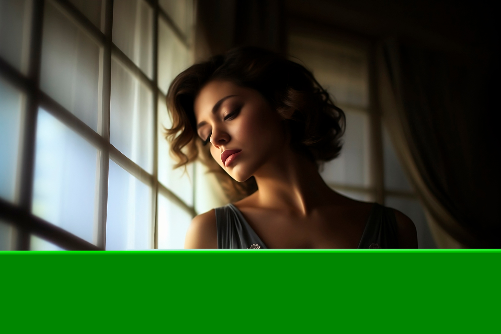 Mujer Sensual Junto a Ventana V Transformed